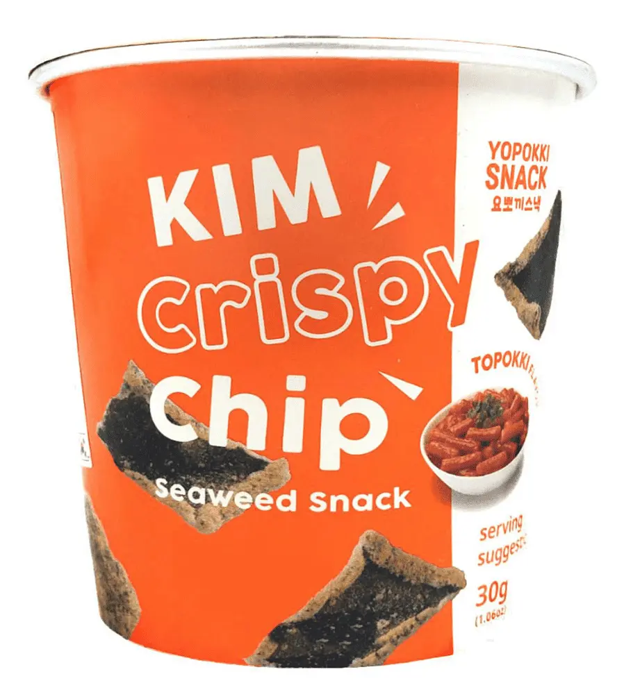 Чіпси Yopokki Snack Seaweed Kim Crispy Chip Topokki 30г