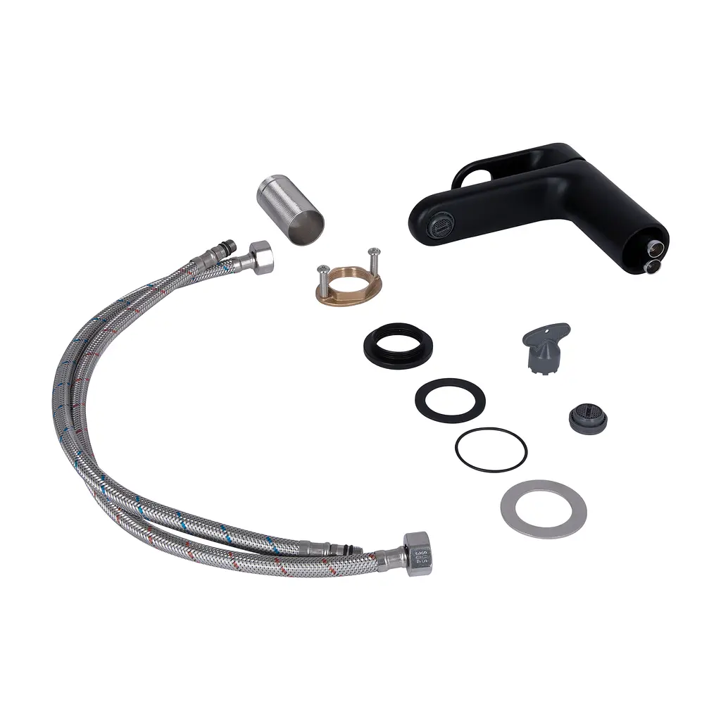 Змішувач для раковини Qtap Jay QTJAY270BLM45545 Black Matt - фото 4