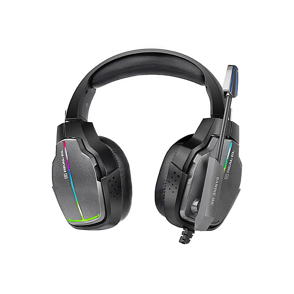 Навушники Real-El GDX-7680 Black - фото 2