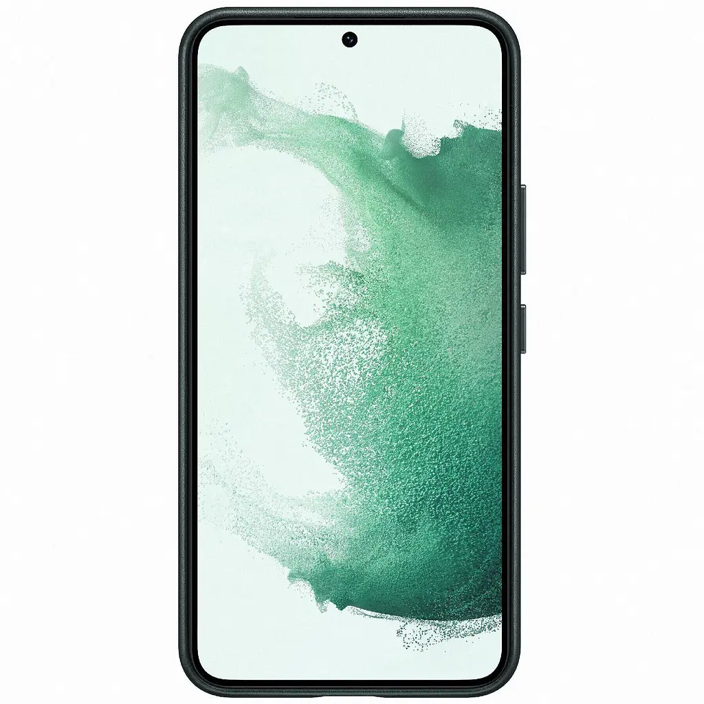 Оригінальний шкіряний чохол Leather Cover для Samsung Galaxy S22 (S901) Forest Green EF-VS901LGEGRU - фото 8