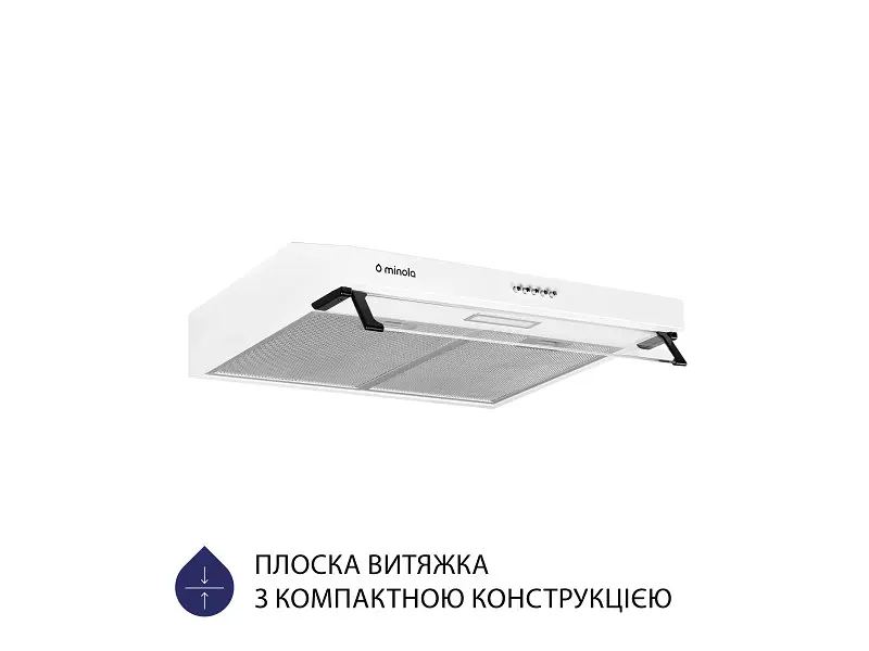 Витяжка Minola HPL 517 WH - фото 2