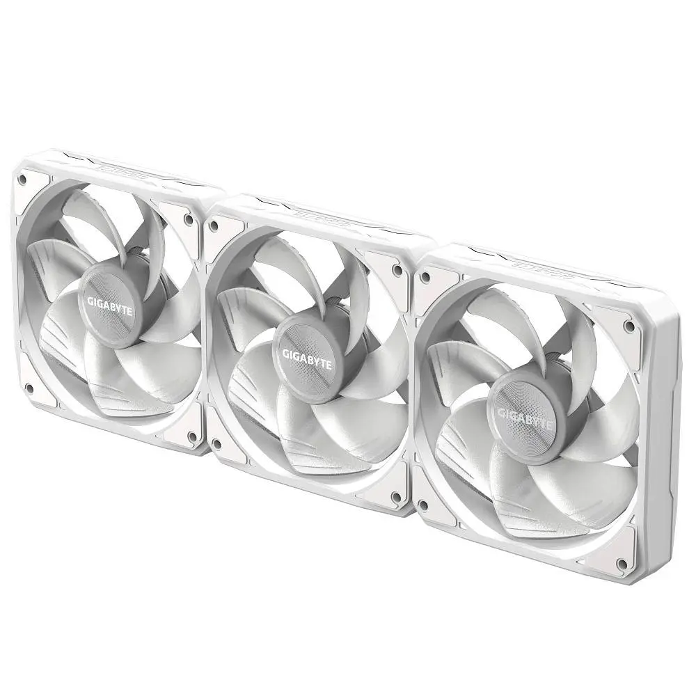 Вентилятор Gigabyte EZ Chain RVS Fan 120 Ice 3-Pack White (GP-GBT EZRVSFAN1203 ICE) - фото 2