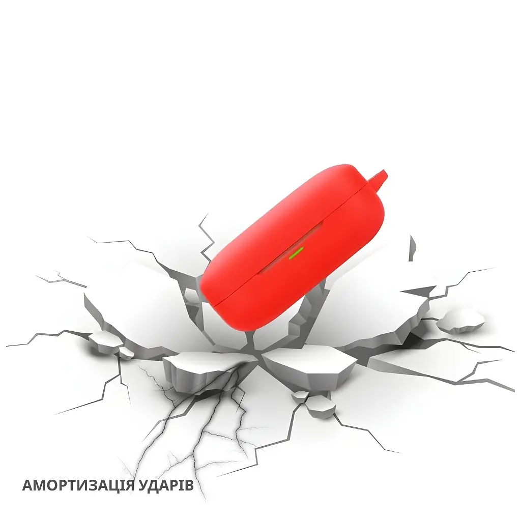 Чохол для навушників BeCover для Realme Buds Air 7 Pro Red (714816) - фото 3