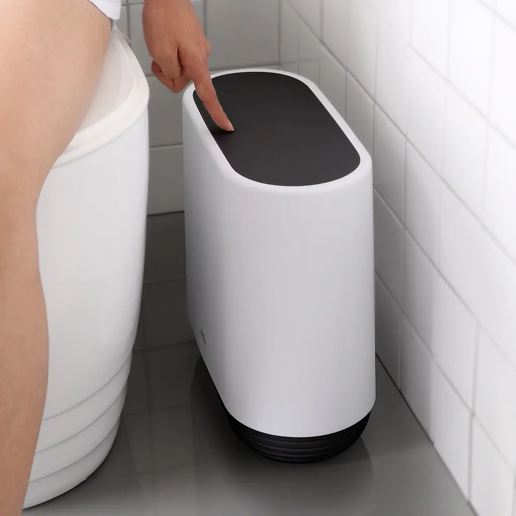 Відро для сміття МВМ My Home BP-14 біле з чорним 10 л (BP-14 WHITE/BLACK) - фото 13