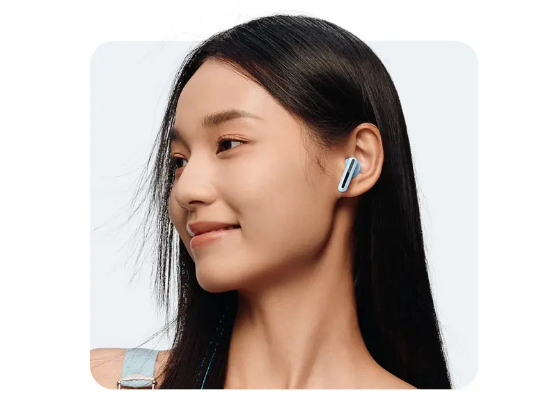 Навушники TWS Xiaomi Redmi Buds 6 Active (BHR8394GL) Transparent Blue - фото 4