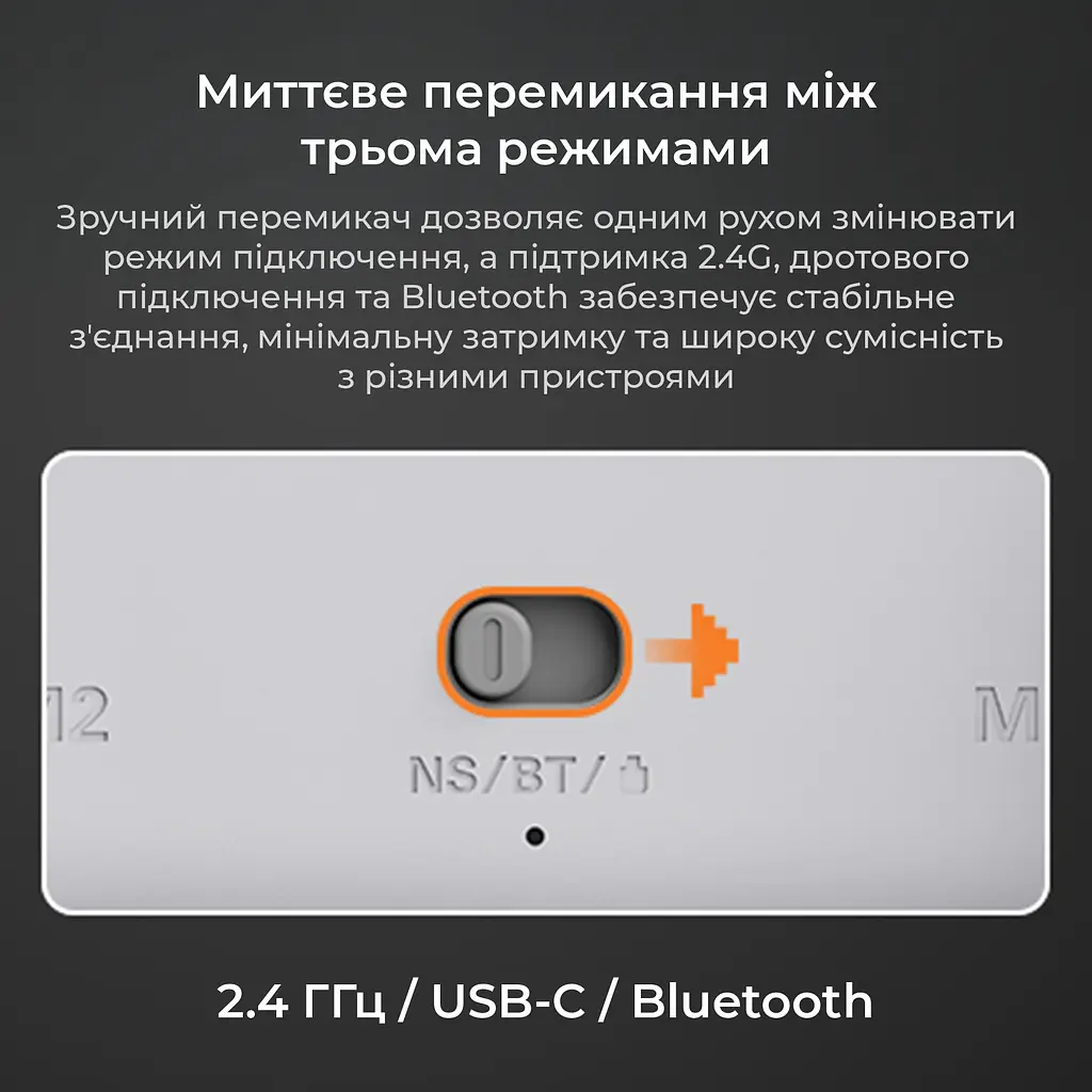 Бездротовий геймпад Ajazz GP100S RGB із зарядною станцією білий (GP100S-W) - фото 13