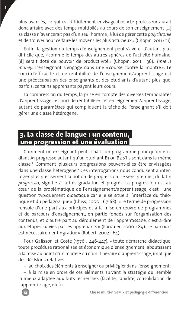 Collection F. Classe multi-niveaux et pedagogie differenciee - фото 13