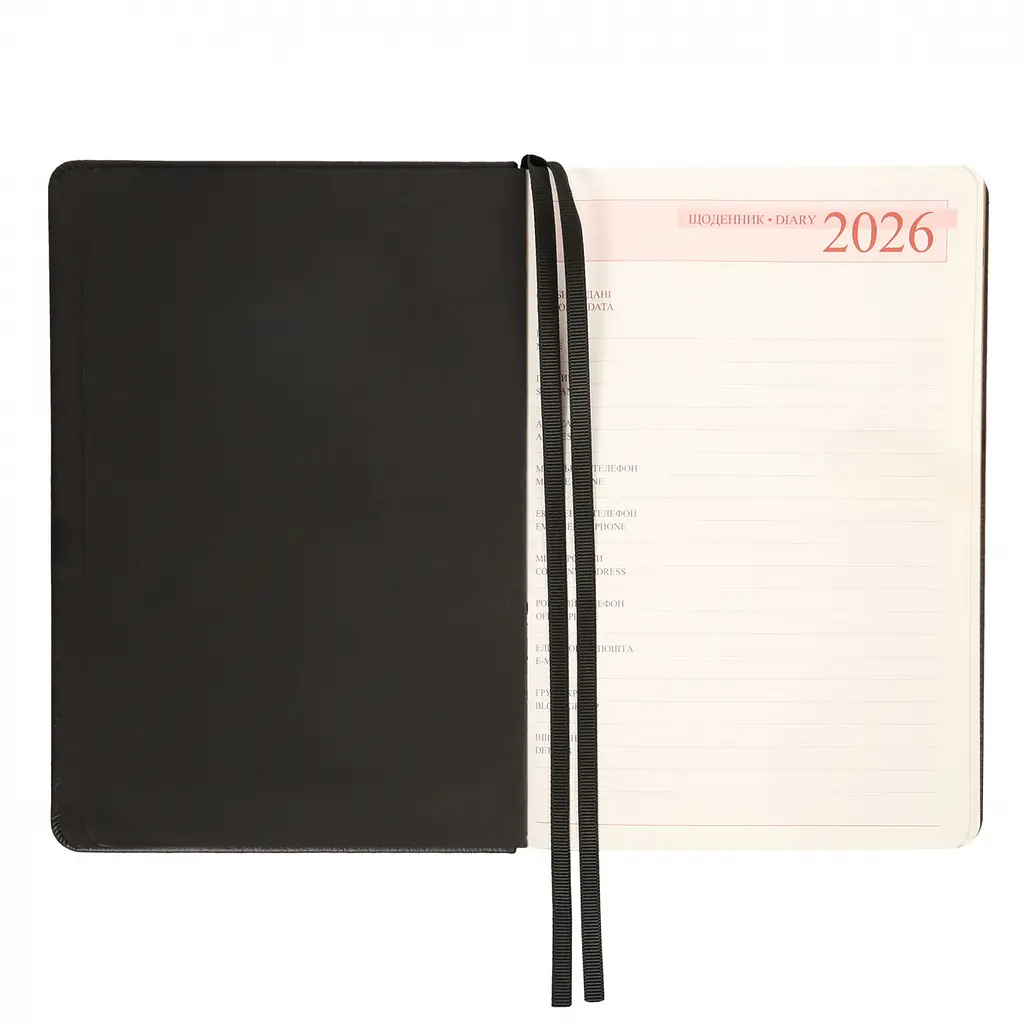 Ежедневник-деловая записная книжка А5 Leo Planner Ottavio 2026 твердый 368 страниц (252684) - фото 6