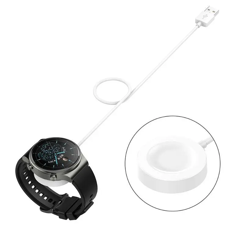 Зарядна док-станція Primolux для годинника Huawei Watch GT 2 Pro/Huawei Watch GT 3 White - фото 2