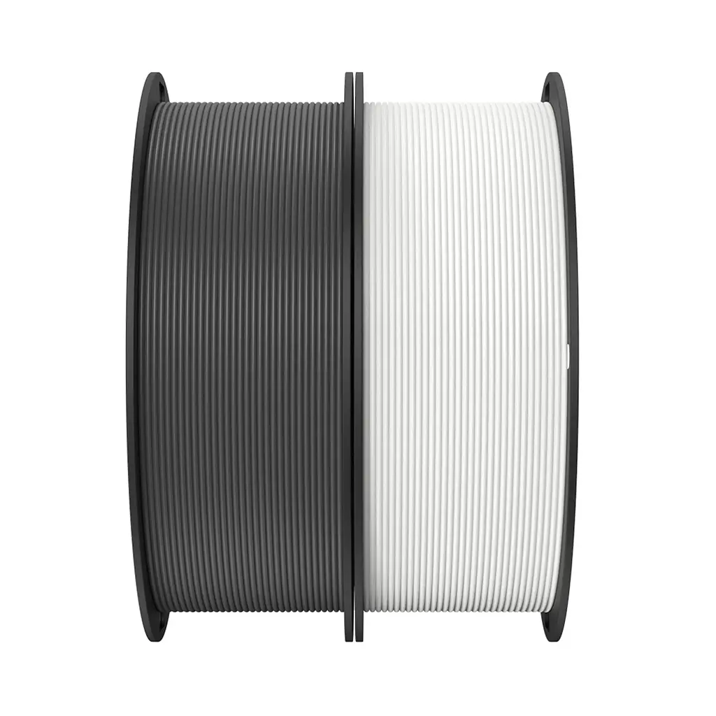 Пластик для 3D-принтера Creality PLA 2х1 кг, 1.75 мм, білий+чорний (3301010337) - фото 4