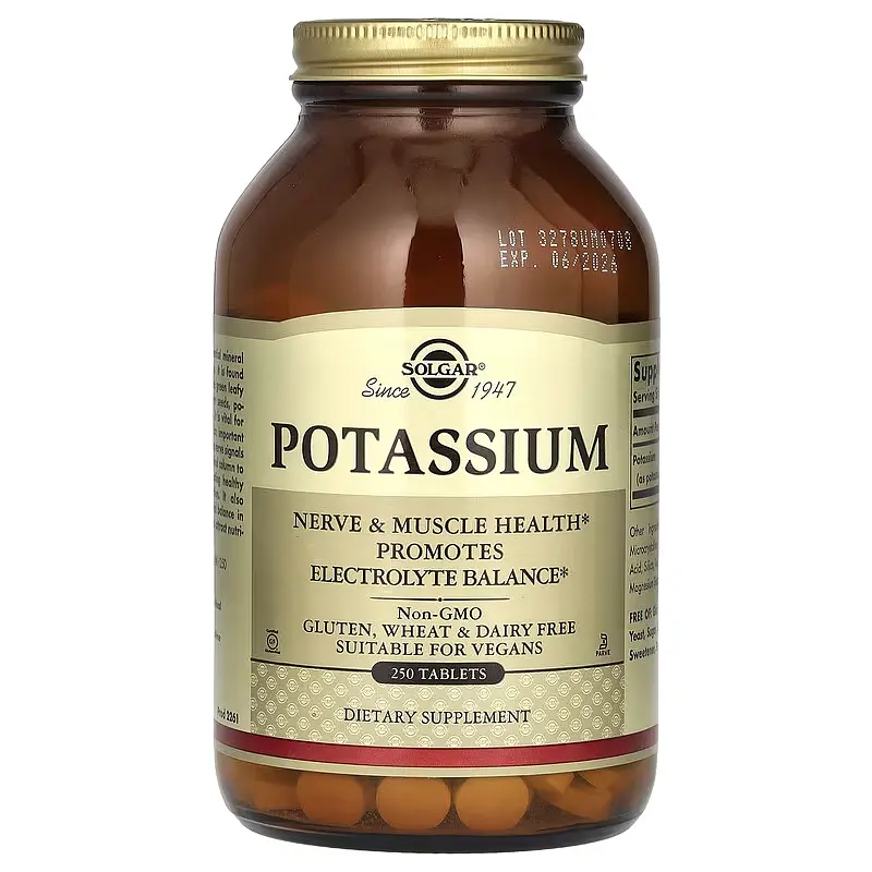 Калій Potassium 99 мг - 250 таблеток