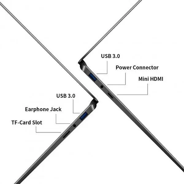 Ноутбук Teclast F15S 6/128GB Global N4020 (Grey) - фото 3
