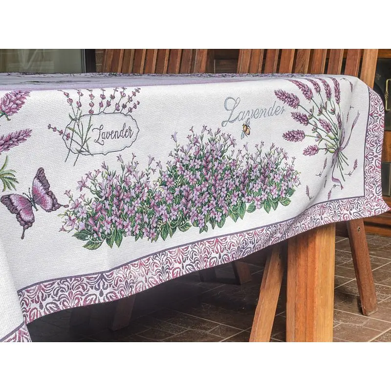 Скатертина Lefard Home Textile Violet гобеленова 320х140 см (732-172) - фото 2