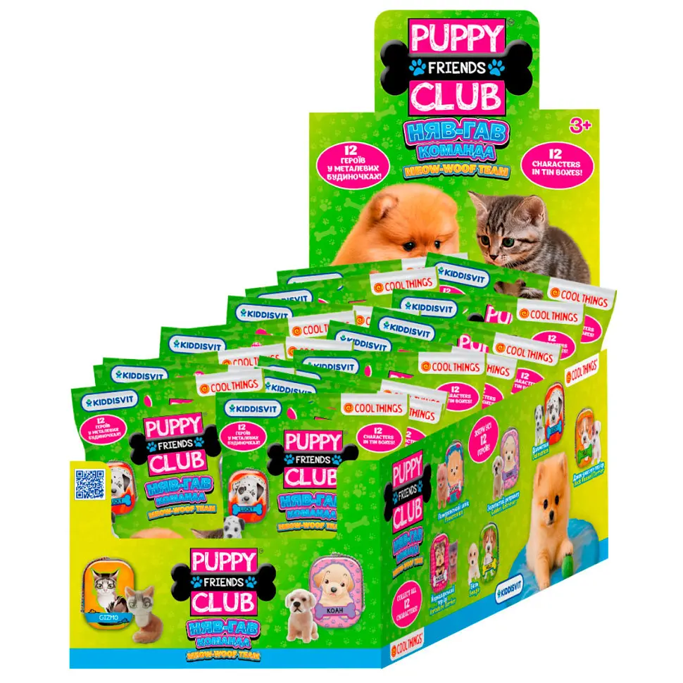 Фігурка-сюрприз Pop Top Cool Things "Няв-гав команда" PC062, 1х1х2 см, серія "Puppy Club" - фото 3
