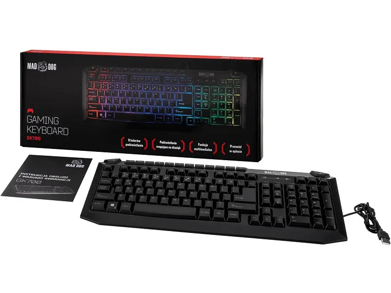 Клавіатура MAD DOG GK700 RGB - фото 8