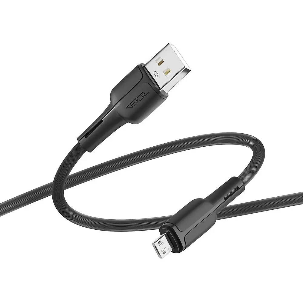 Кабель для зарядки и обмена данными USB Ridea RC-CO10 CommonPro 60W 20V/3A USB-MicroUSB 1 м Черный - фото 5