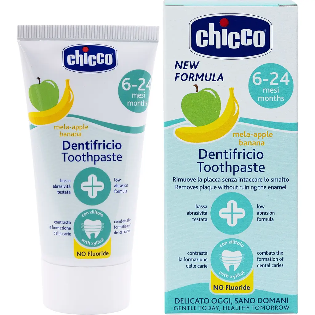 Дитяча зубна паста Chicco Яблуко-Банан 50 мл (12101.00) - фото 2