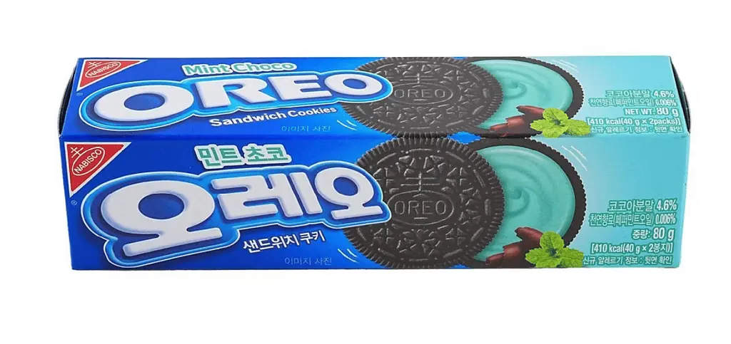 Печиво Oreo Mint Choco Sandwich Cookies 80г - фото 2