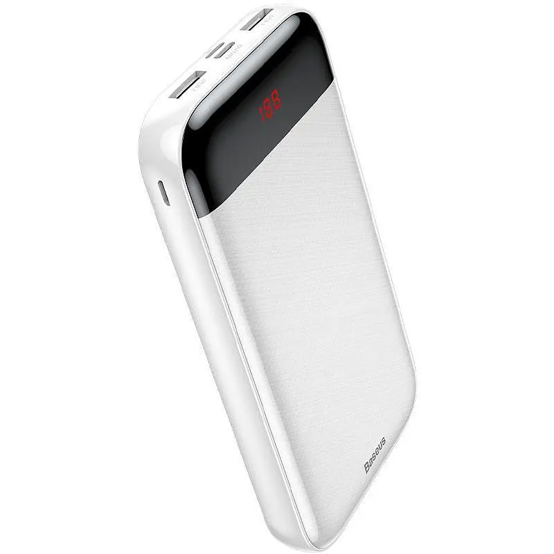 Портативна батарея Powerbank Baseus Xiaomini Cu 20000 mAh PPALL-CKU02 White - фото 4