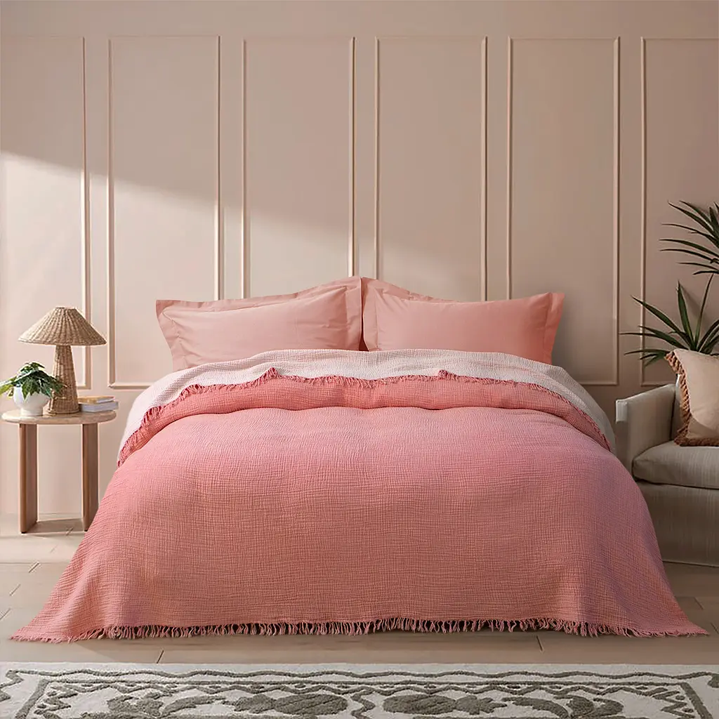 Покрывало Lotus Home - Sia muslin candy 220x240 - фото 2