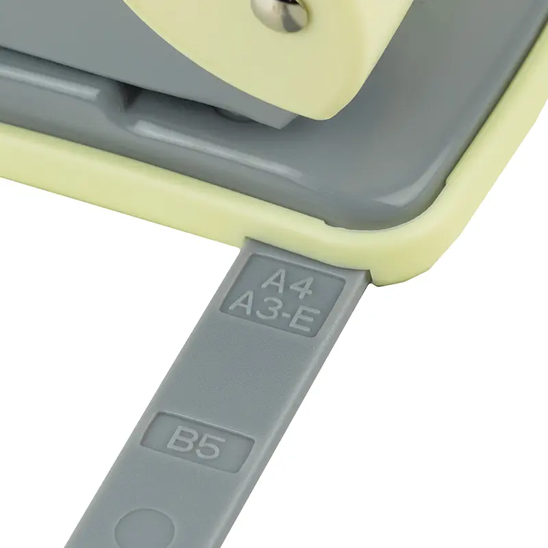 Діркопробивач Axent Welle-2 Pastelini з пластиковим верхом 20 аркушів жовтий (3820-08-A) - фото 3