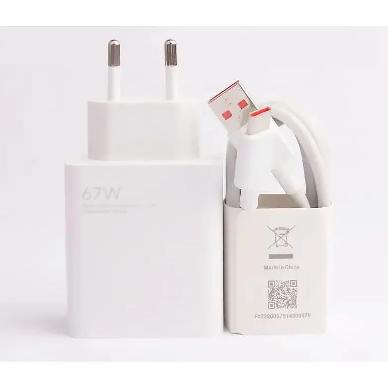 Зарядний пристрій DK Mi Turbo Charge 67W USB Power Adapter для Xiaomi плюс кабель(017091) white - фото 9