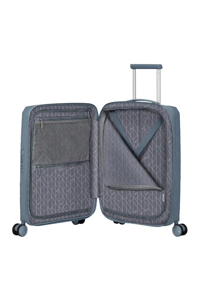 Валіза 55 См American Tourister FASTFORWARD STEEL BLUE 55х40х20(23) MI0*01001 - фото 2