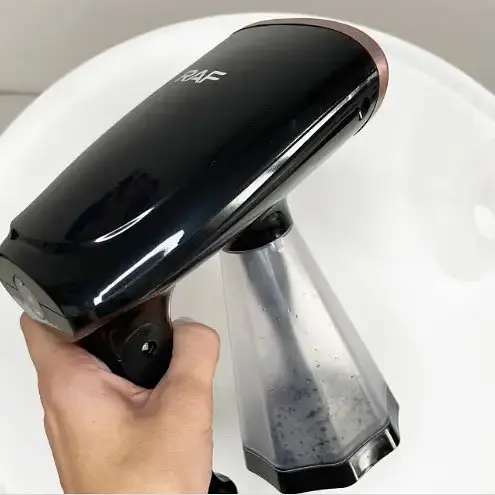 Вертикальний відпарювач RAF R1277 ручний парова праска для прасування одягу 1600 Вт Чорний - фото 3