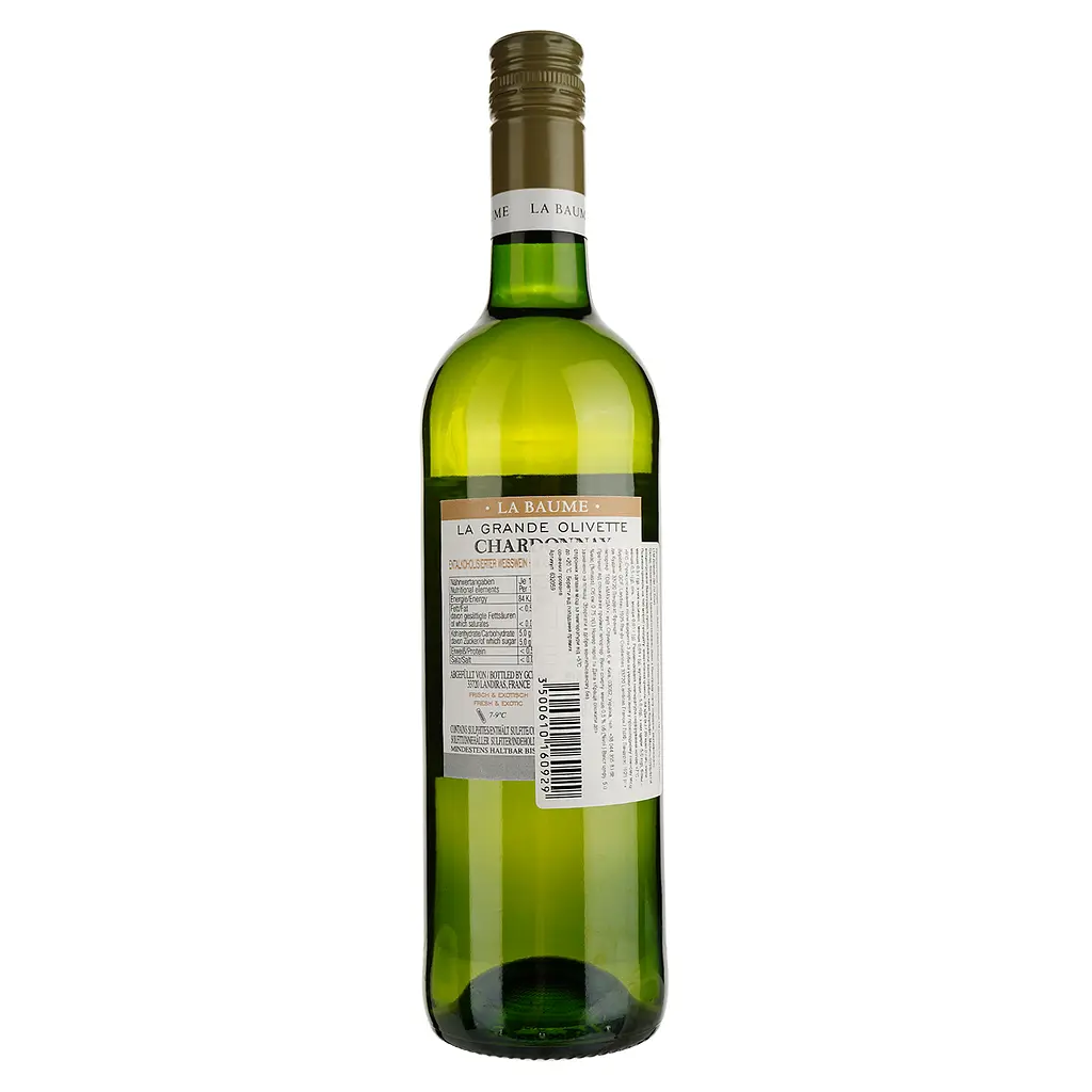 Вино Domaine De La Baume Grande Olivette Chardonnay Alcogol free біле солодке 0.75 л - фото 2