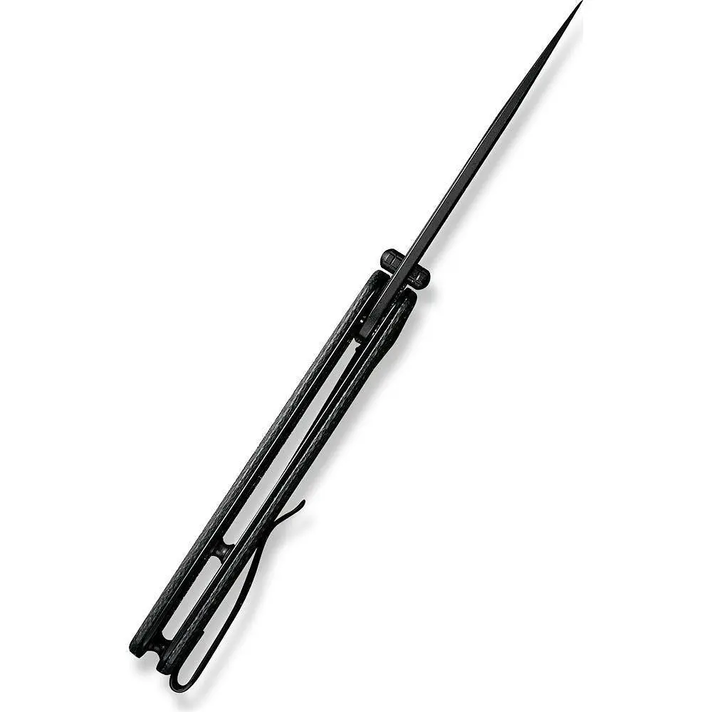 Ніж складний Sencut Scepter SA03G чорний - чорне лезо Micarta - фото 4
