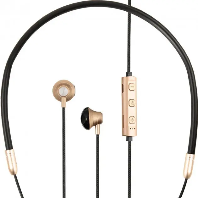 Бездротова гарнітура Bluetooth навушники Gelius Ultra Upbeat GL-HB-008U Gold - фото 2