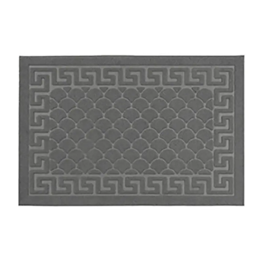 Килимок придверний Eco Fabric Луска без кромки сірий 40 х 60 см (4060-002) - фото 3