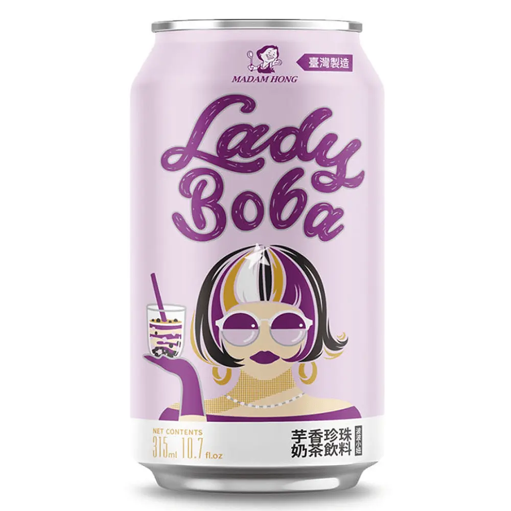 Напій Lady Boba Taro Bubble Tea 315 мл