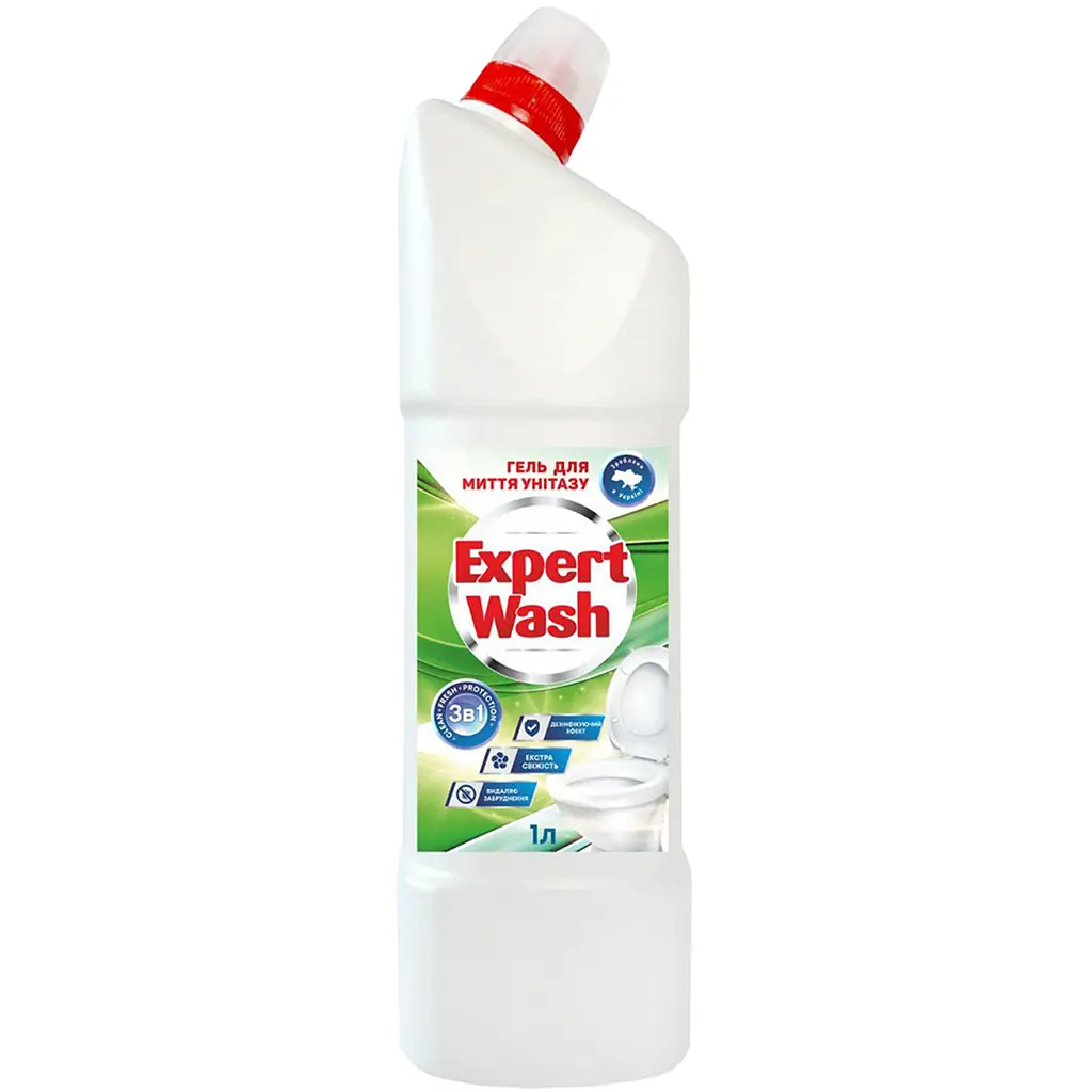 Гель для чищення унітазу Expert Wash 3в1 1 л