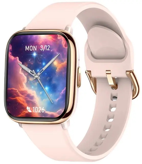 Смарт-годинник Gelius GP-SW014 (Amazwatch GTi) Gold Rose - фото 24