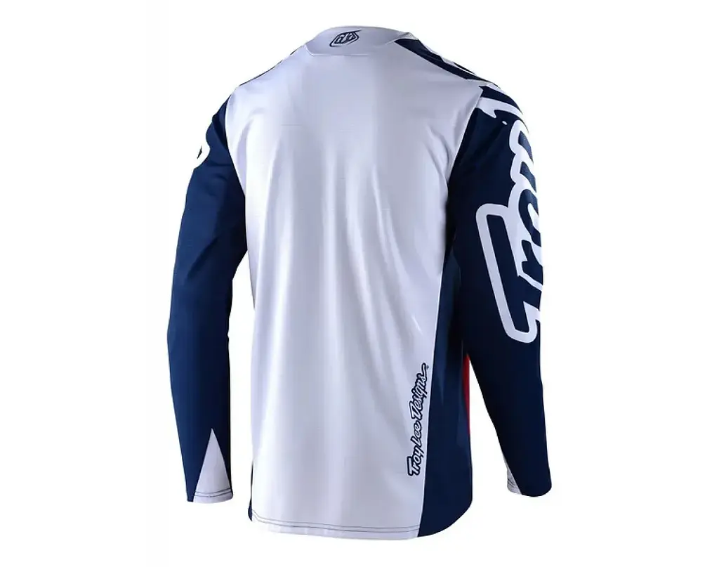 Велоджерси Troy Lee Designs Sprint Jersey Seca 2.0 Navy/Red XS (1106-324782001) - фото 2
