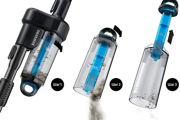 Циклонный фильтр под защелку DJ97-02378A для пылесоса Samsung VCJG24GH, VCJG24FH, VC20M255AWB, VC21F60JUK1 - фото 5