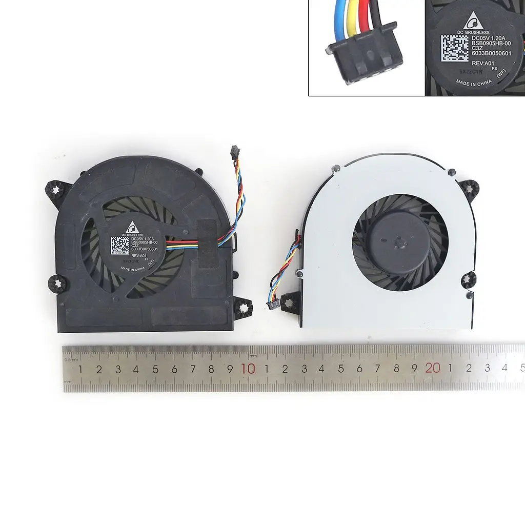 Вентилятор для HP Envy Curved 34-B0 34-B1 AiO PC series, (915488-001, 6033B0050601, BSB0905HB-00) - фото 3