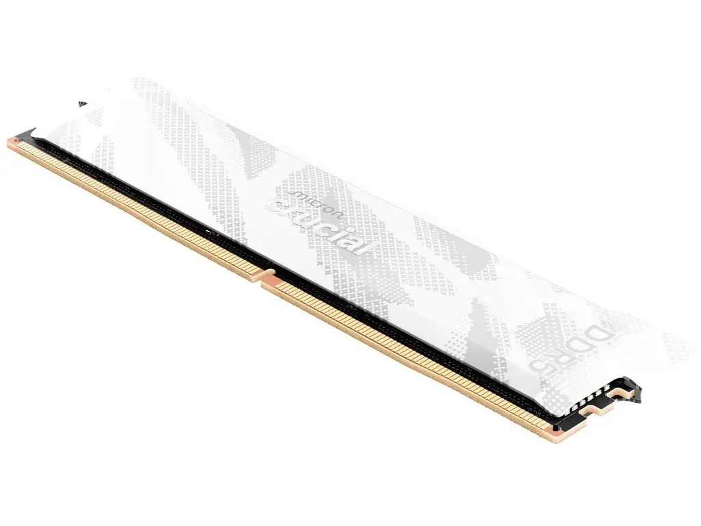 Модуль памяти Crucial DDR5 16GB Pro 6400Mhz Overclocking White EXPO/XMP (CP16G64C32U5W) - фото 3