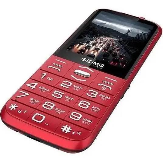 Телефон Sigma Comfort 50 Grace червоний - фото 2