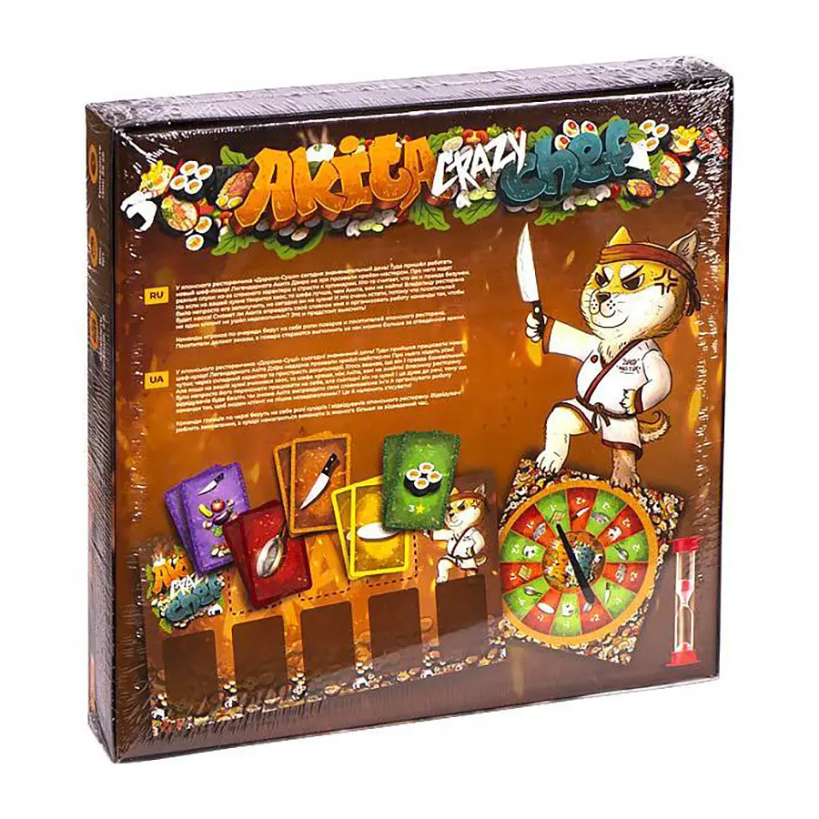 Настільна гра "Akita Crazy Chef" G-ACC-01-01 з пісочним годинником - фото 2