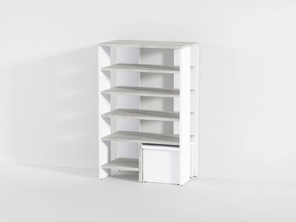 Полиця для взуття Flamecame табуретка з ДСП II O-2 - фото 3