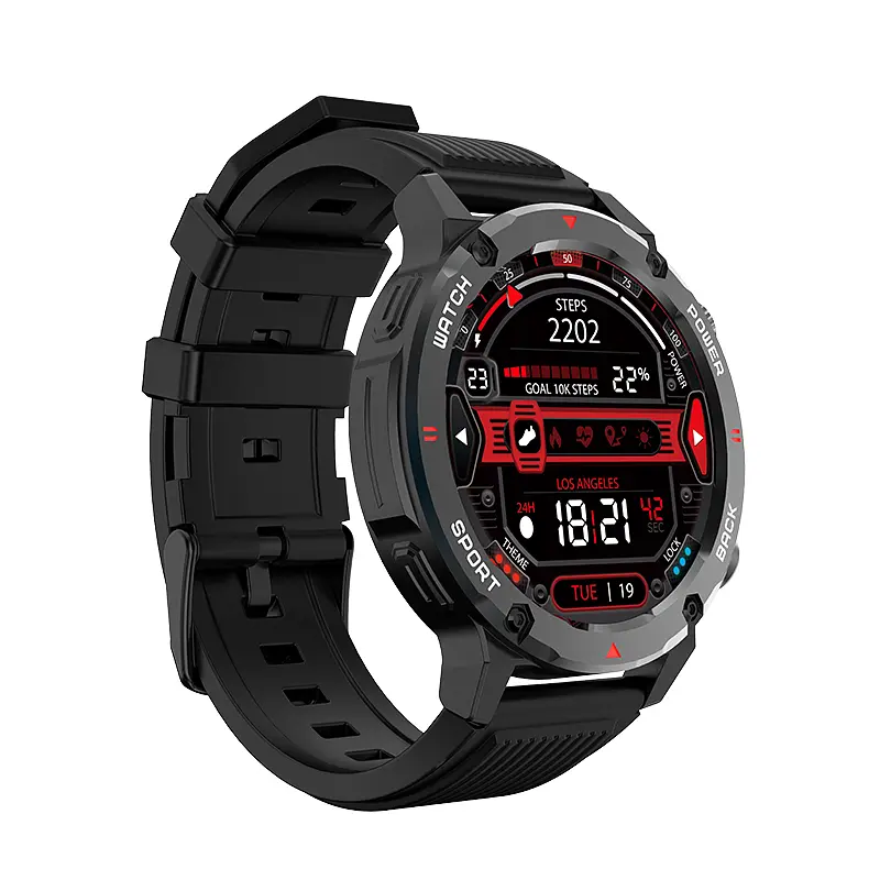 Смарт-часы iMiLab iMiki D2 Black Silicone Strap - фото 2