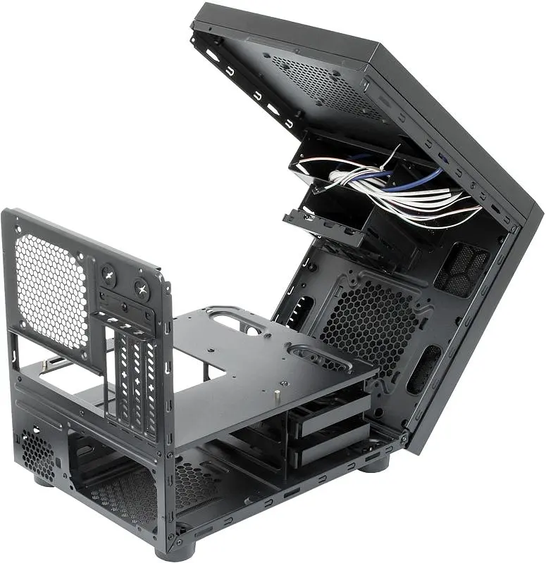 Корпус Chieftec GAMING CUBE CI-01B-OP mATX, без БЖ, Black (CI-01B-OP) - фото 2