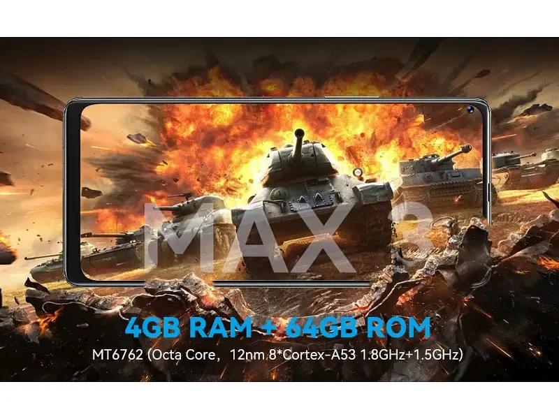 Смартфон CUBOT Max 3 4/64GB Black - фото 3