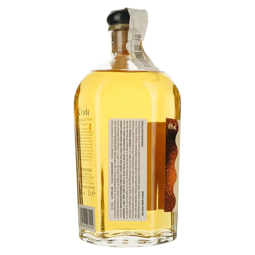 Граппа Crude Grappa Albana Aged, 40%, 0,5 л - фото 2