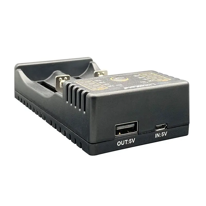 Зарядний пристрій LiitoKala Lii-202, двоканальний + акумулятор GreeLite 18650 Li-ion 5800 mAh - фото 4