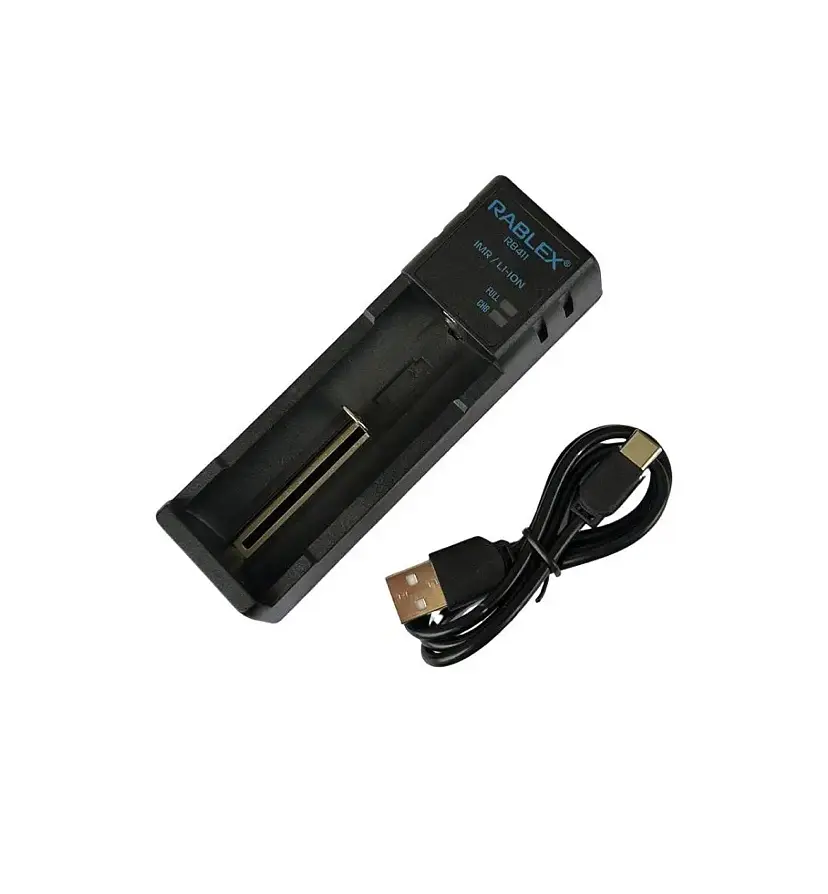 Зарядний пристрій Rablex RB411 1*Li-ion 2A type-C - фото 2