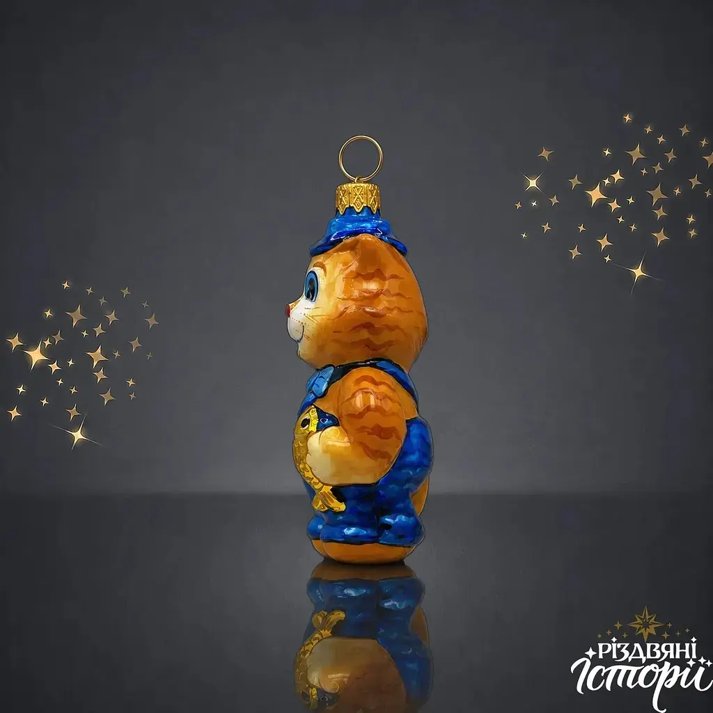 Ялинкова іграшка Різдвяні історії Пан Мурчик 12.5 см (4820001224139) - фото 4