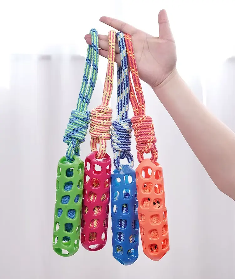 Іграшка для жування Derby TPR + Rope Dog Toy - фото 4